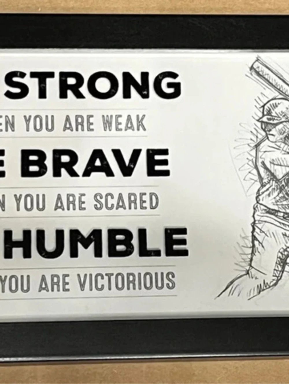 Baseball decor for the athlete in your house.